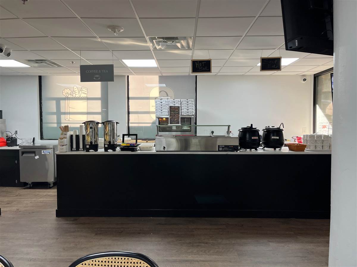 Inside Calvert Corner Deli — front counter